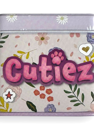 Állatos Cutiez mini fém doboz 7,5 cm