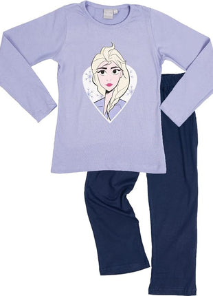 Disney Jégvarázs Elsa gyerek hosszú pizsama 3 - 8 év / 98 - 128 cm