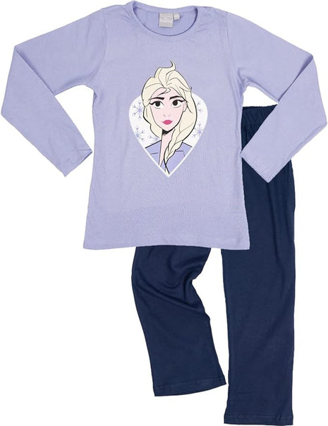 Disney Jégvarázs Elsa gyerek hosszú pizsama 3 - 8 év / 98 - 128 cm