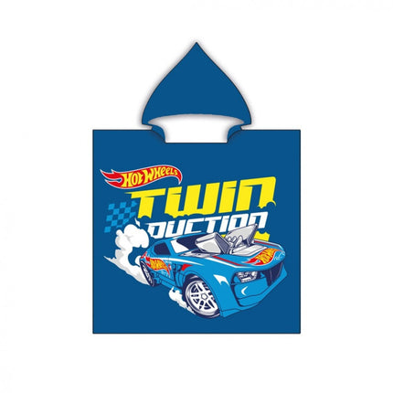 Hot Wheels strand törölköző poncsó 55x110 cm