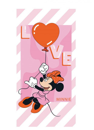 Disney Minnie Love fürdőlepedő, strand törölköző 70x140cm