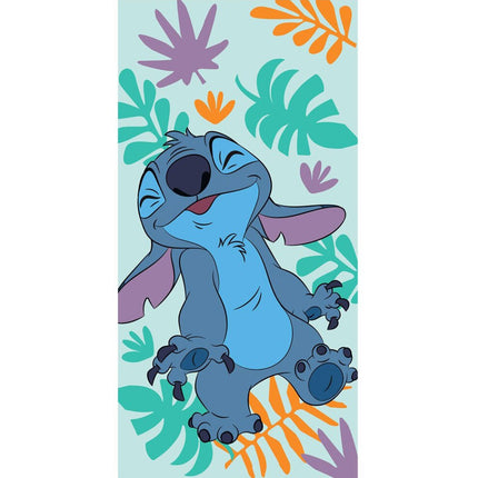 Disney Lilo és Stitch, A csillagkutya Fun Colores fürdőlepedő, strand törölköző 70x140cm