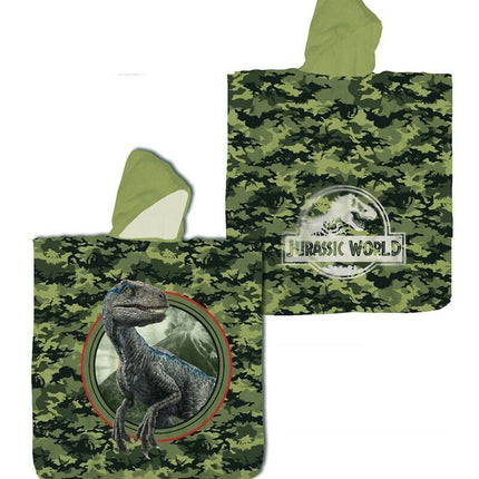 Jurassic World strand törölköző poncsó 60x120 cm