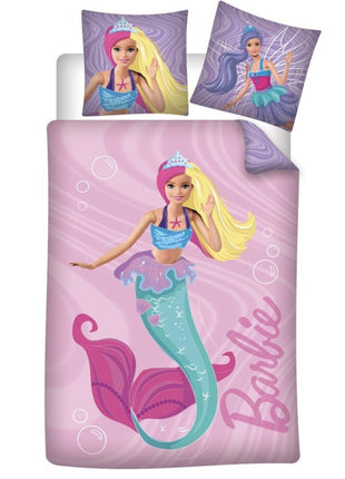 Barbie Mermaid ágyneműhuzat 140×200cm, 65×65 cm