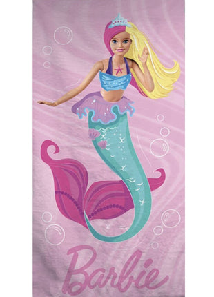 Barbie Mermaid fürdőlepedő, strand törölköző 70x140cm (Fast Dry)
