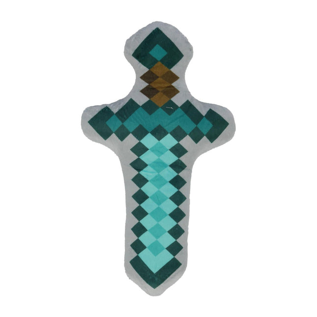 Minecraft Diamond Sword formapárna, díszpárna 34x21 cm