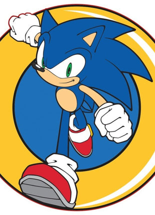 Sonic a sündisznó formapárna, díszpárna 31x31 cm