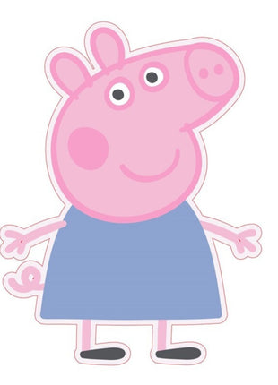 Peppa malac formapárna, díszpárna 27x33 cm