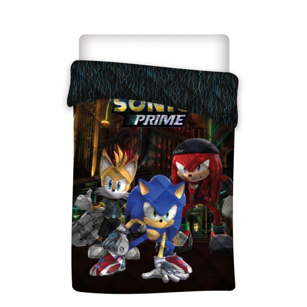 Sonic a sündisznó Prime steppelt ágytakaró, paplan 140x200cm