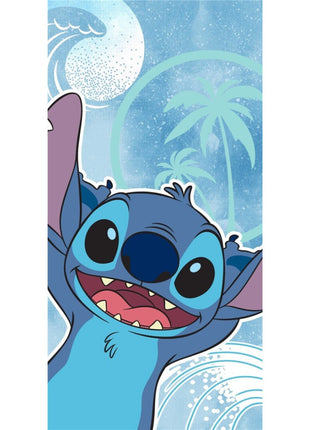 Disney Lilo és Stitch, A csillagkutya Wave fürdőlepedő, strand törölköző 70x140cm