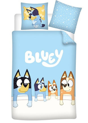 Bluey Family ágyneműhuzat 140×200cm, 65×65 cm