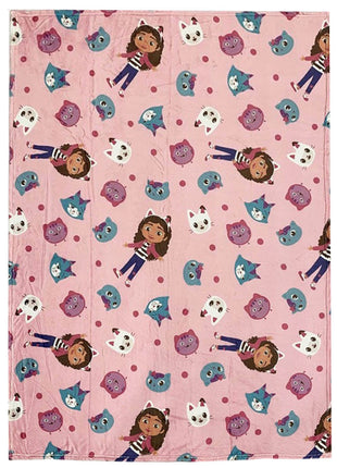 Gabi babaháza Cats flanel takaró 110x150cm