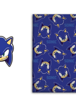 Sonic a sündisznó polár takaró és forma párna szett