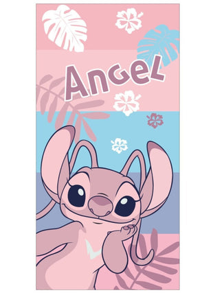 Disney Lilo és Stitch, A csillagkutya Pink fürdőlepedő, strand törölköző 70x140cm (Fast Dry)