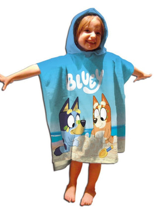 Bluey Sandcastle strand törölköző poncsó 55x110 cm (Fast Dry)