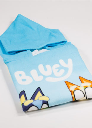 Bluey Sandcastle strand törölköző poncsó 55x110 cm (Fast Dry)