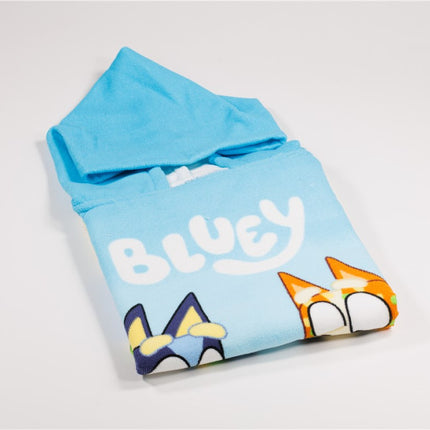 Bluey Sandcastle strand törölköző poncsó 55x110 cm (Fast Dry)