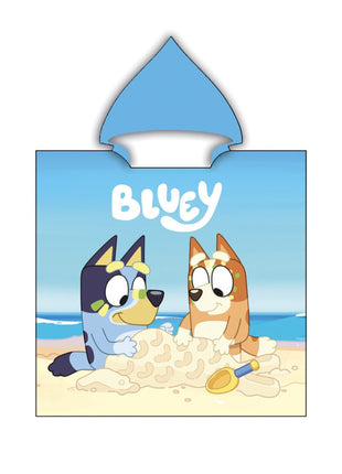 Bluey Sandcastle strand törölköző poncsó 55x110 cm (Fast Dry)