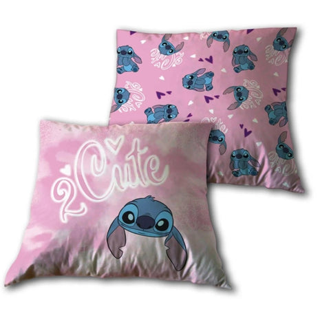 Disney Lilo és Stitch, A csillagkutya Cute párna, díszpárna 40x40 cm Velúr