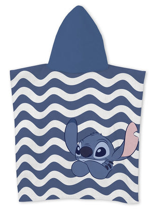Disney Lilo és Stitch, A csillagkutya Relax strand törölköző poncsó 55x110 cm (Fast Dry)