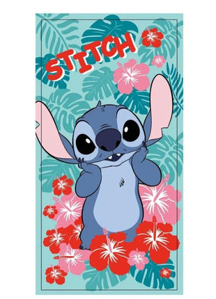 Disney Lilo és Stitch, A csillagkutya Bloom fürdőlepedő, strand törölköző 70x140cm (Fast Dry)