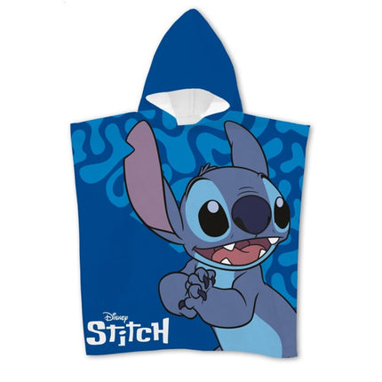 Disney Lilo és Stitch, A csillagkutya Cool strand törölköző poncsó 55x110 cm (Fast Dry)
