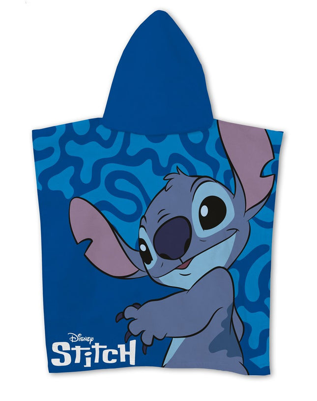 Disney Lilo és Stitch, A csillagkutya Cool strand törölköző poncsó 55x110 cm (Fast Dry)