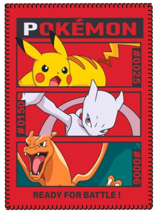 Pokémon Battle polár takaró 100x140 cm