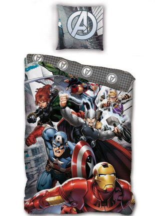 Boszúállók Action-Packed ágyneműhuzat 140×200cm, 63×63 cm microfibre