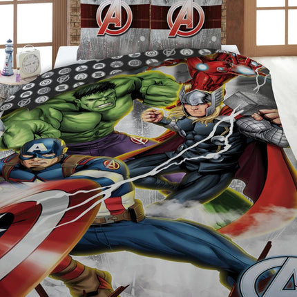 Bosszúállók Ultimate Fight ágyneműhuzat 140×200cm, 63×63 cm microfibre