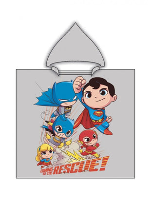 Batman DC Heroes Unite strand törölköző poncsó 55x110 cm (Fast Dry)