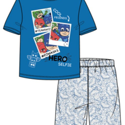 Pizsihősök Hero Selfie gyerek rövid pizsama 3 - 8 év / 98 - 128 cm