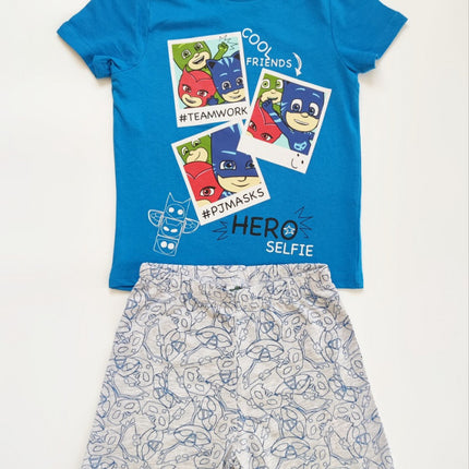 Pizsihősök Hero Selfie gyerek rövid pizsama 3 - 8 év / 98 - 128 cm