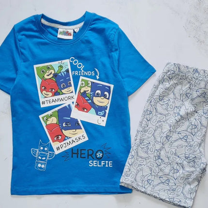Pizsihősök Hero Selfie gyerek rövid pizsama 3 - 8 év / 98 - 128 cm