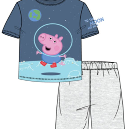 Peppa malac Moon gyerek rövid pizsama 3 - 6 év / 98 - 116 cm