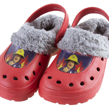Sam a tűzoltó Red gyerek téli papucs clog 25-28