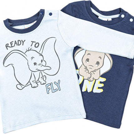 Disney Dumbo Little One baba póló, felső 2 db-os 62/68 cm