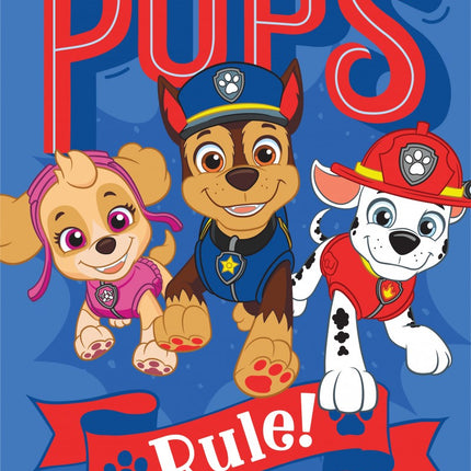 Mancs Őrjárat Pups Rule polár takaró 130x170 cm