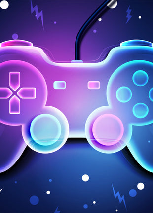 Gamer Neon polár takaró 100x140cm