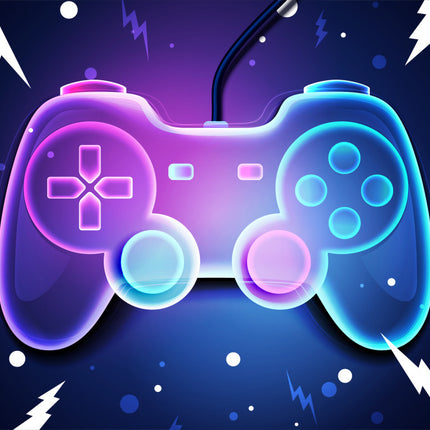 Gamer Neon polár takaró 100x140cm