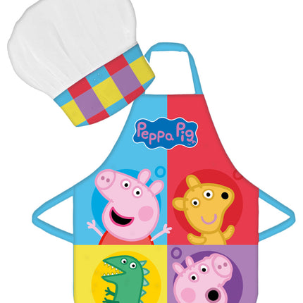 Peppa malac Team gyerek kötény 2 darabos szett