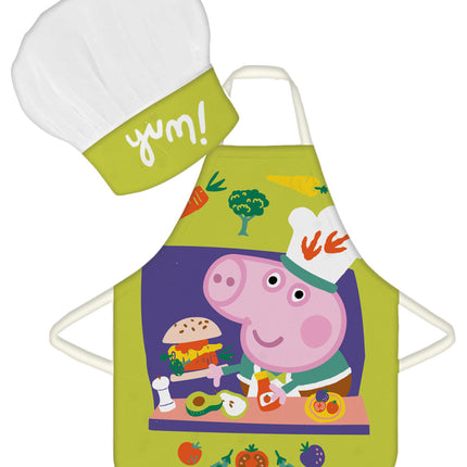 Peppa malac Yum gyerek kötény 2 darabos szett