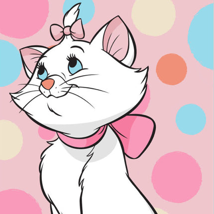 Disney Marie cica Bubble fürdőlepedő, strand törölköző 70x140cm