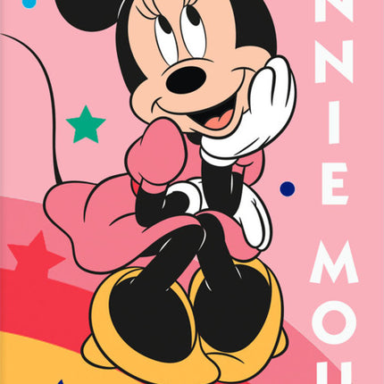 Disney Minnie Rainbow Star fürdőlepedő, strand törölköző 70x140 cm