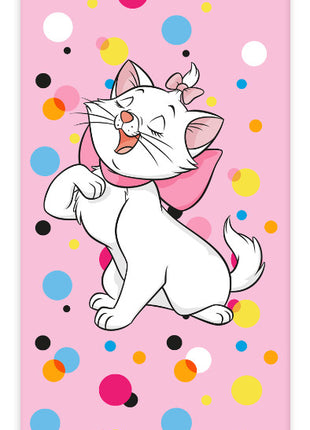Disney Marie Bubbles fürdőlepedő, strand törölköző 60x120cm