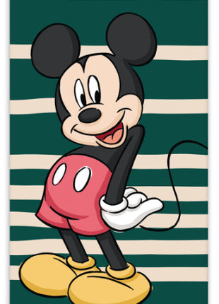 Disney Mickey Green fürdőlepedő, strand törölköző 60x120cm