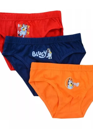 „Bluey Fun mintás gyerek fehérnemű alsó, 3 darabos csomag, 5–6 éves korra, 110–116 cm”