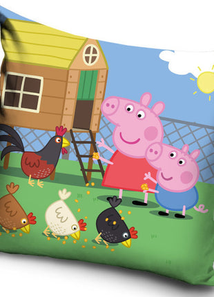 Peppa malac Feed párnahuzat 40x40 cm Velúr