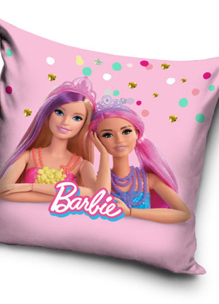 Barbie Friends párnahuzat 40x40 cm Velúr