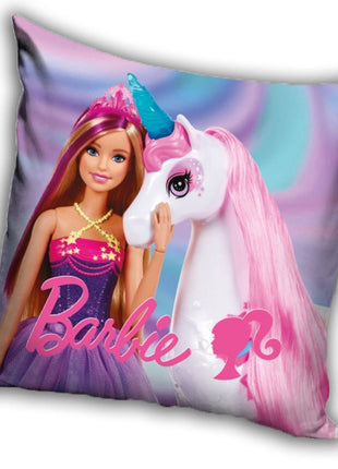 Barbie Unicorn párnahuzat 40x40 cm Velúr